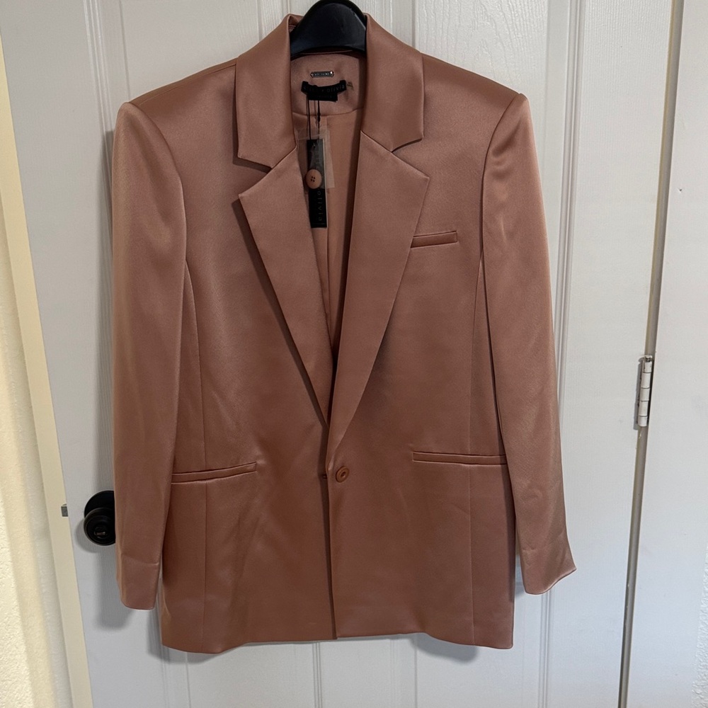 Alice + Olivia Brown Blazer